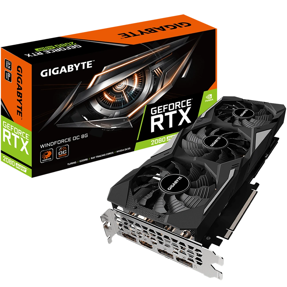 Gigabyte GeForce® RTX 2080 SUPER WINDFORCE OC 8G